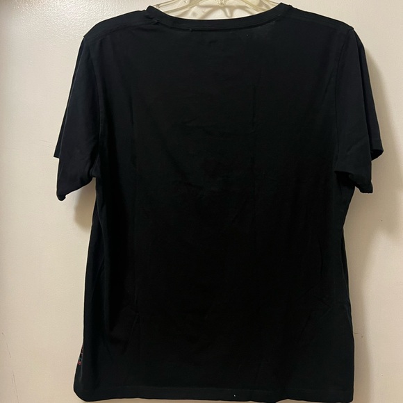 Vintage Disney UT Alice In Wonderland Time Can Be Funny In Dreams Black T- Shirt - Picture 2 of 6